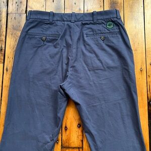 Duck Head Men’s 32x32 Navy Blue Chino Pants Preppy Casual Comfort Stretch